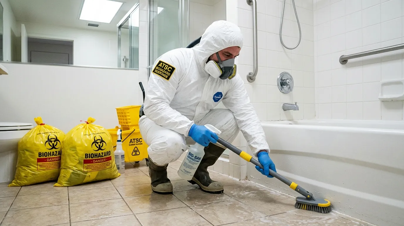 Decontamination equipment deployed for Blood Cleanup in Robbins